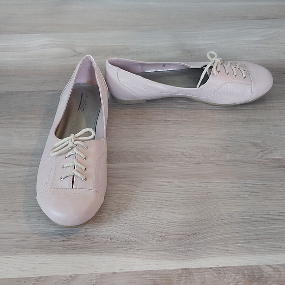 Pink Joy & Peace flats - Picture 4 of 5
